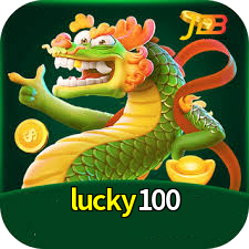 Imagem promocional da lucky100 mostrando a plataforma e suas vantagens